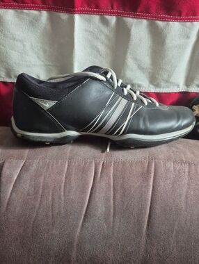 Nike Black and White Women's Athletic Golf Shoes